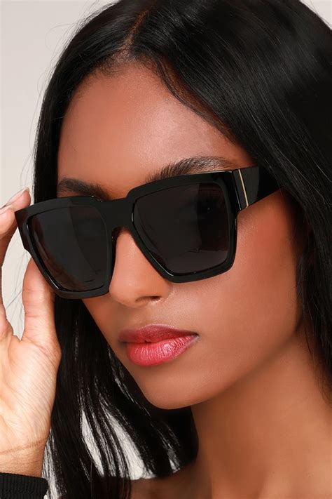 Black Oversized Sunglasses 